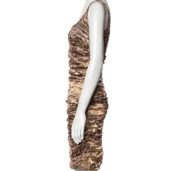 🆕Nicole Miller Animal Print Mini Dress SIZE 6 - Picture 2 of 2